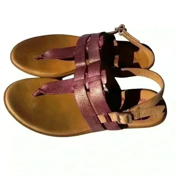 Kork-Ease Strappy Sandals Pink Metallic - Picture 3 of 8